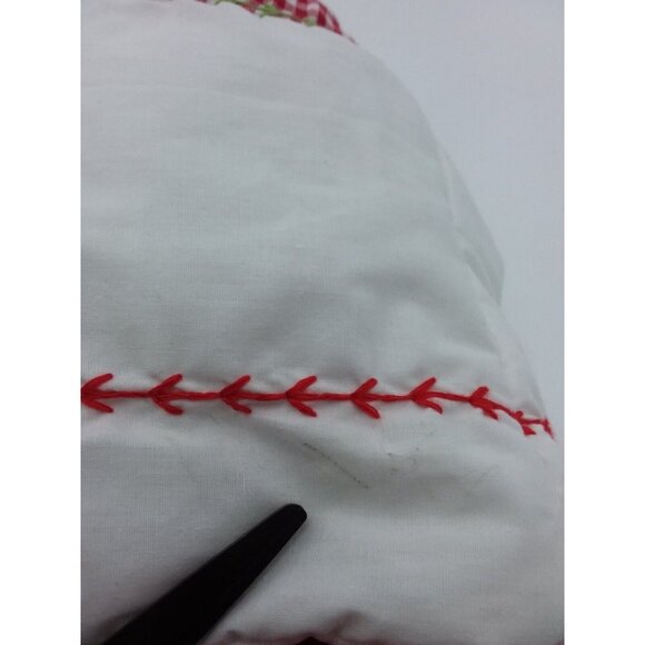 Pottery Barn Kids Lillian Jumbo Stocking Santa Gifts Holiday Xmas Quilted 31.5" - Picture 11 of 12